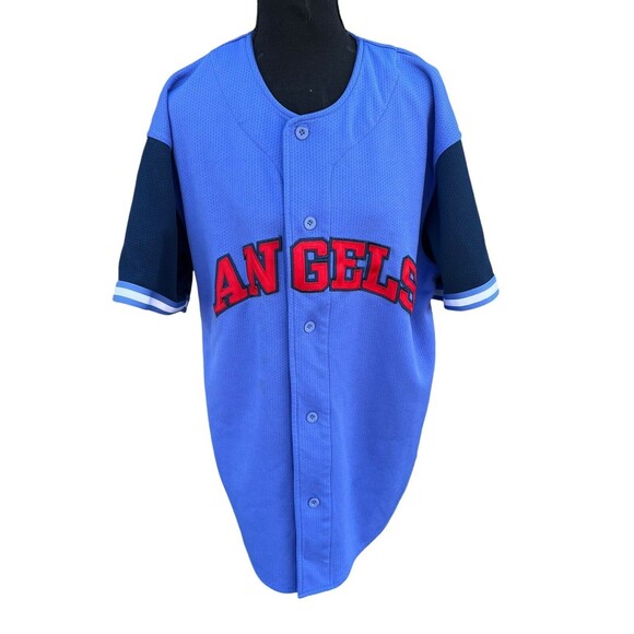 STARTER CALIFORNIA ANAHEIM ANGELS MLB VINTAGE RETRO JERSEY ADULT LARGE 44" Chest